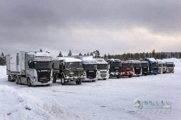 斯堪尼亞卡車試乘試駕 不懼冰雪