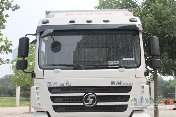 陜汽重卡 德龍新M3000 245馬力 6x2 國五 后隨動(dòng)快遞廂式載貨車