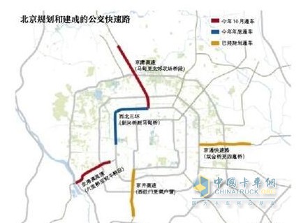 北京公交快速路規(guī)劃