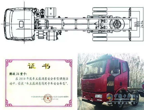 剎車距離更短，采用865mm寬度的車架，更安全;車輛標(biāo)配ABS，主動(dòng)安全性極佳，國內(nèi)最厚全鋼駕駛室，安全性提高50%。