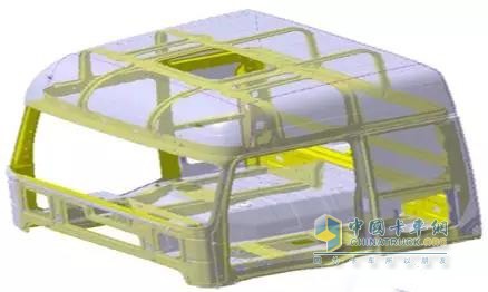 北奔重汽高強度骨架駕駛室