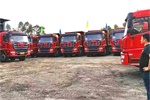  軒德6系8×4自卸車(chē)批量交付惠州，優(yōu)秀品質(zhì)贏得用戶(hù)信賴(lài)！