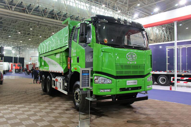 一汽解放 J6P重卡 350馬力 6X4 5.6米渣土自卸車(CA3250P66K2L1T1AE5)