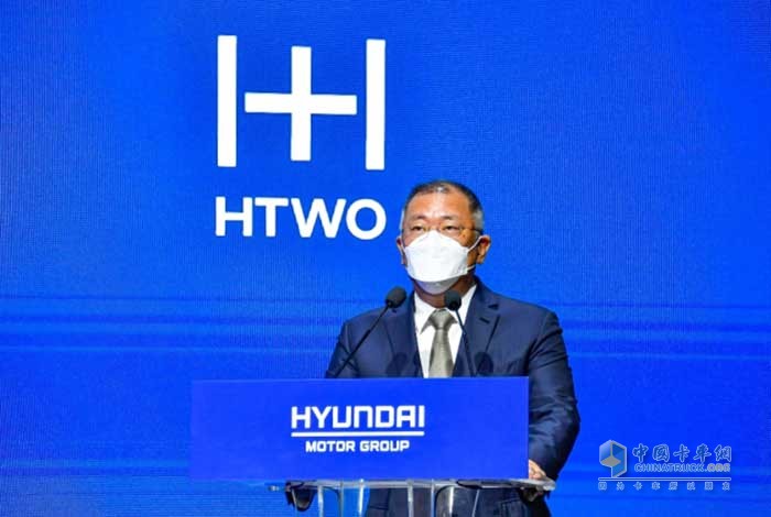 現(xiàn)代汽車集團鄭義宣會長在“HTWO廣州”奠基儀式上致辭