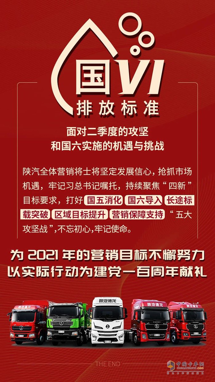 陜汽重卡國內(nèi)民品三月單月銷量創(chuàng)新高