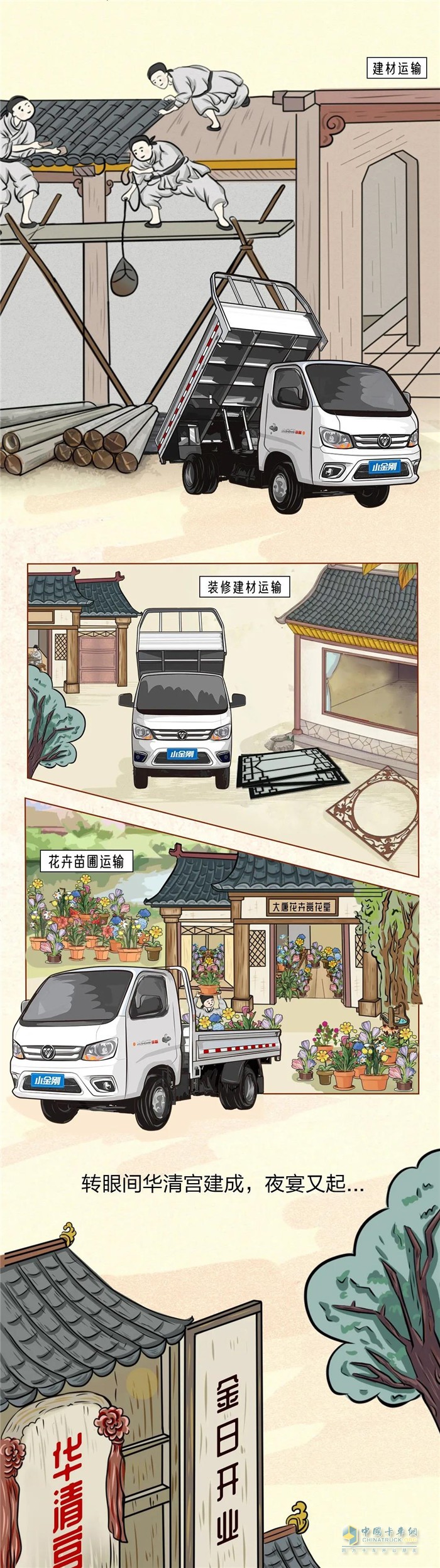 福田瑞沃工程車(chē)  小金剛Q版