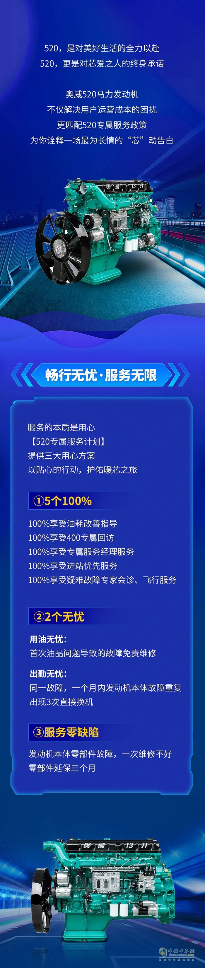 解放動力 奧威520 發(fā)動機