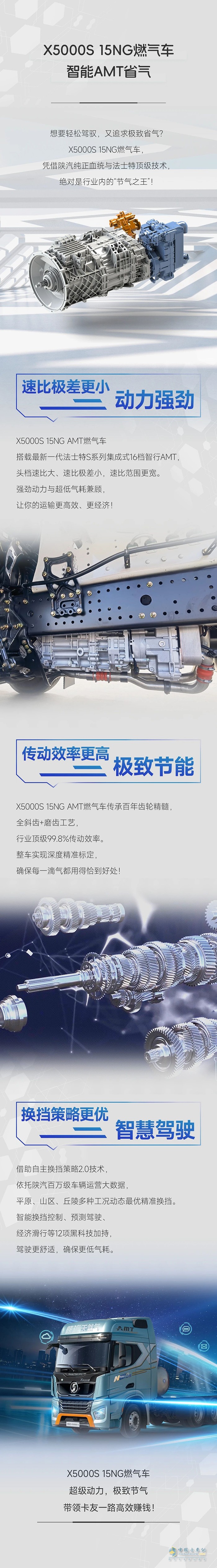 陜汽X5000S 15NG燃?xì)廛囍悄蹵MT省氣