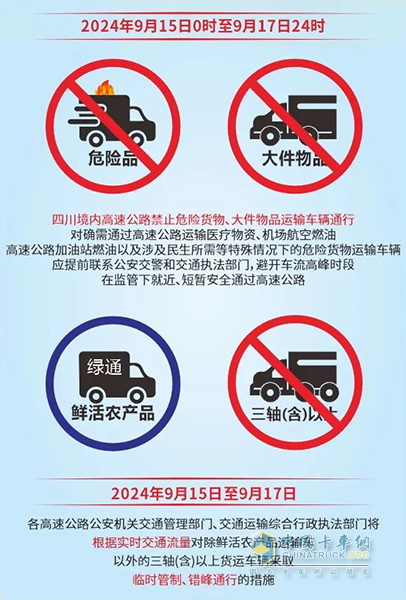 中秋假期全國各省危化品運(yùn)輸車輛限行匯總！