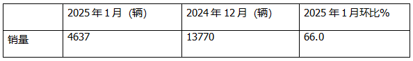 1月新能源輕卡：銷4637輛增4成 ；遠(yuǎn)程奪冠，福田\陜西汽車分列二三；比亞迪領(lǐng)漲