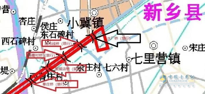 河南新鄉(xiāng)?；愤\輸車輛限制通行