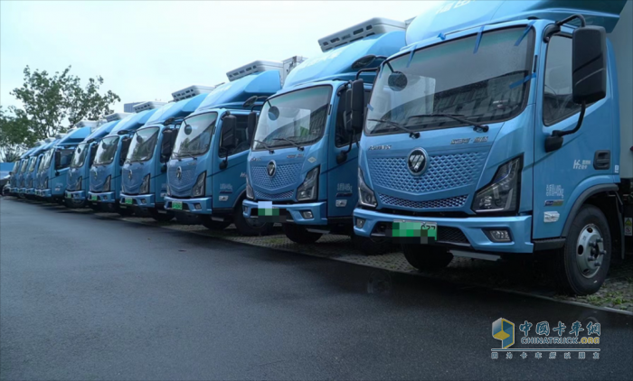 氫力加速 再獲信賴！歐馬可智藍氫能物流車批量交付“北京菜籃子”