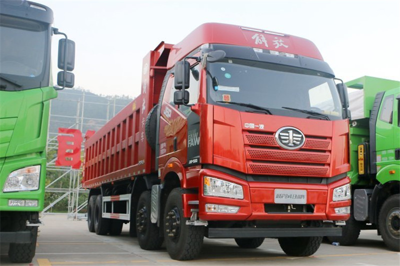 一汽解放 新J6P重卡 500馬力 8X4 8.8米 國五自卸車(CA3310P66K24L7BT4AE5)