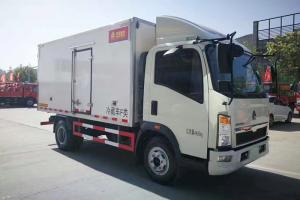 重汽HOWO輕卡 悍將 95馬力 4X2 國(guó)五 冷藏車(chē)(ZZ5047XLCF3315E145)