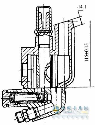 東風EQ1090F2D車用柴油機齒輪式機油泵